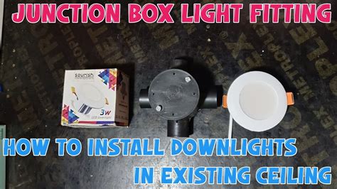 junction box for downlights|switch & load junction box.